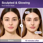 ماسک ورقه‌ای نامبوزین شماره 9 لیفت و ضدچروک پک 4 عددی - Image 2