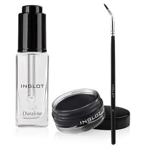 Inglot AMC Eyeliner Gel 77، خط چشم ژله ای مشکی، خط چشم ضدآب اینگلوت، خط چشم حرفه‌ای