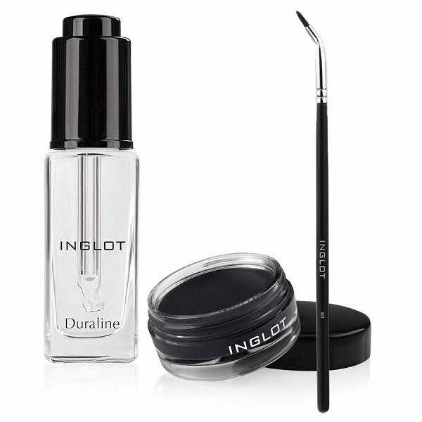 Inglot AMC Eyeliner Gel 77، خط چشم ژله ای مشکی، خط چشم ضدآب اینگلوت، خط چشم حرفه‌ای